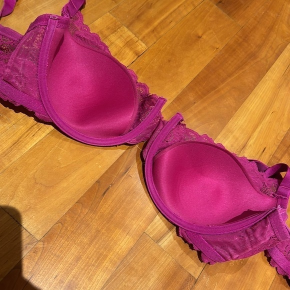 Gilligan & O’Malley bra 36DD pink lace light sexy comfortable - Picture 4 of 9